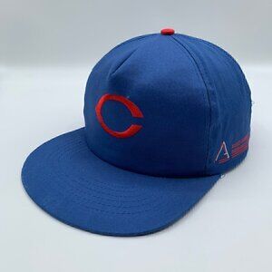 Chicago Cubs MLB Vintage Retro Blue Snapback Hat SGA
